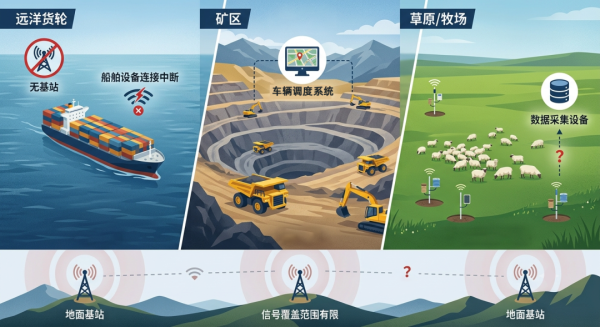 地面信号之外，谁在延伸连接的边界？